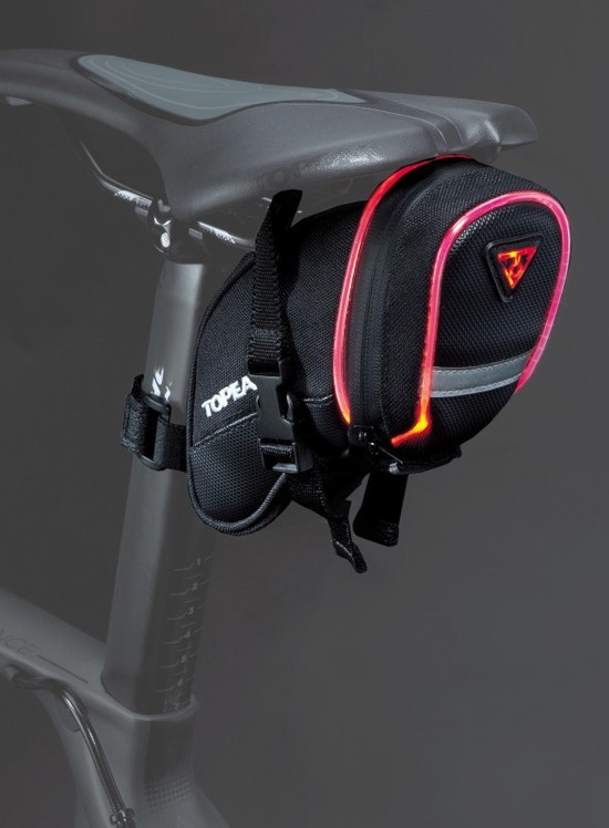 Подседельная сумка Topeak AeroWedge iGlow на липучке